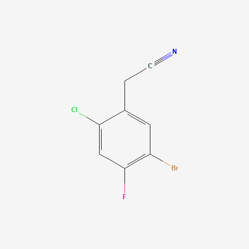 2-(5-Bromo-2-chloro-4-fluorophenyl)acetonitrile