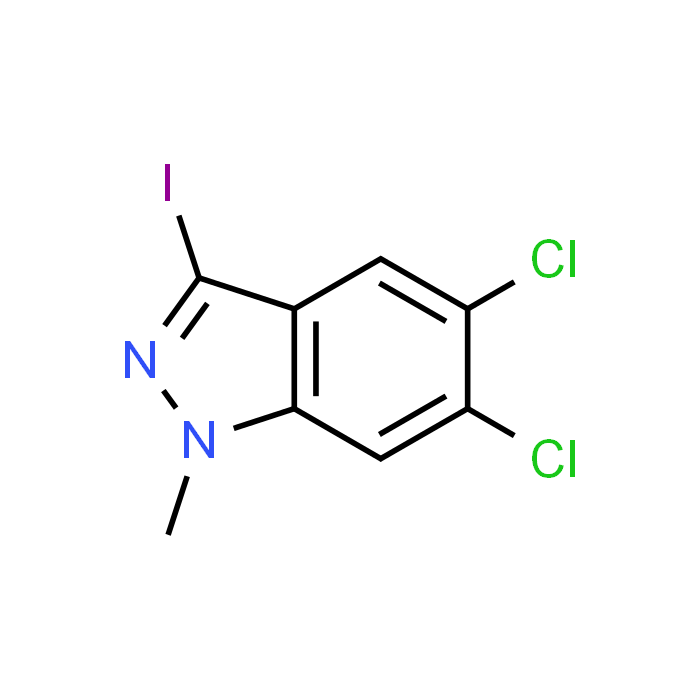 5,6-Dichloro-3-iodo-1-methyl-1H-indazole - Achmem