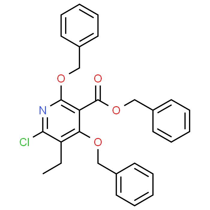 Benzyl 2,4-bis(benzyloxy)-6-chloro-5-ethylnicotinate
