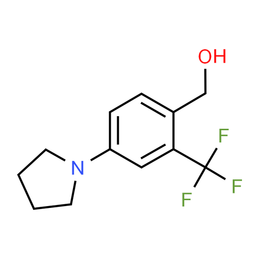 (4-(Pyrrolidin-1-yl)-2-(trifluoromethyl)phenyl)methanol