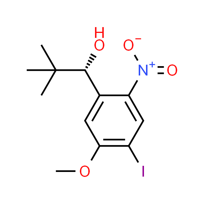 (S)-1-(4-Iodo-5-methoxy-2-nitrophenyl)-2,2-dimethylpropan-1-ol