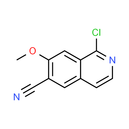 1-Chloro-7-methoxyisoquinoline-6-carbonitrile