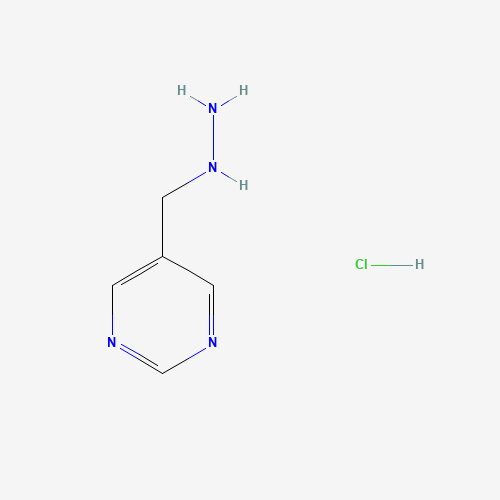 5-(Hydrazinylmethyl)pyrimidine hydrochloride