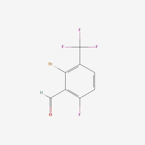 2-Bromo-6-fluoro-3-(trifluoromethyl)benzaldehyde