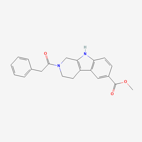 Methyl 2-(2-phenylacetyl)-2,3,4,9-tetrahydro-1H-pyrido[3,4-b]indole-6-carboxylate