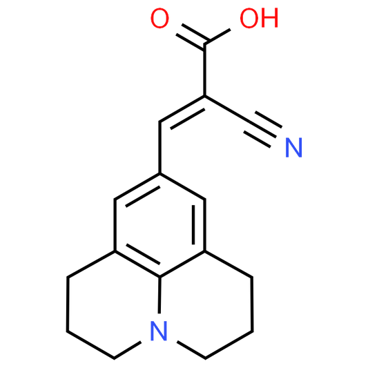 (E)-2-Cyano-3-(1,2,3,5,6,7-hexahydropyrido[3,2,1-ij]quinolin-9-yl)acrylic acid