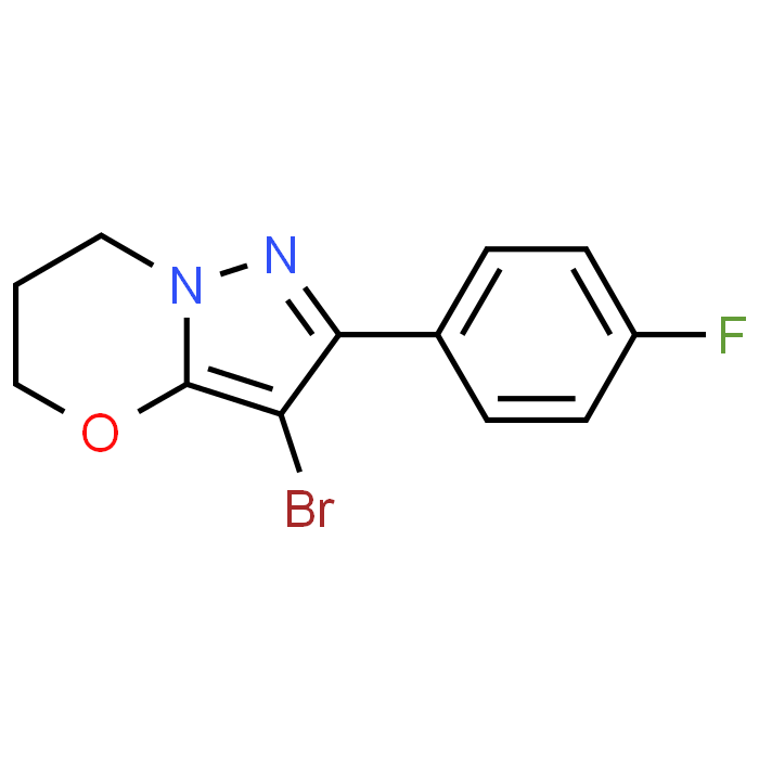 3-Bromo-2-(4-fluorophenyl)-6,7-dihydro-5H-pyrazolo[5,1-b][1,3]oxazine