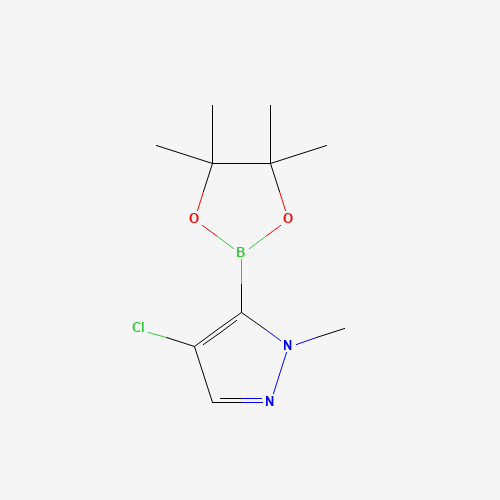 4-Chloro-1-methyl-5-(4,4,5,5-tetramethyl-1,3,2-dioxaborolan-2-yl)-1H-pyrazole
