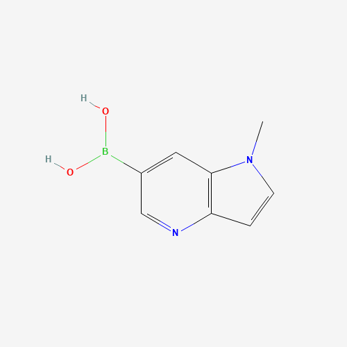 {1-methyl-1H-pyrrolo[3,2-b]pyridin-6-yl}boronic acid