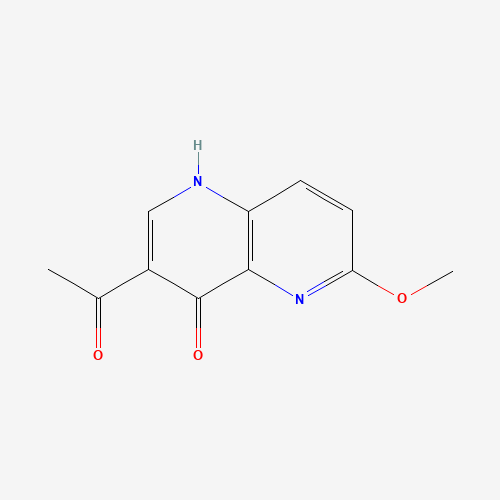 1-(4-Hydroxy-6-methoxy-1,5-naphthyridin-3-yl)ethanone