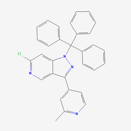 6-Chloro-3-(2-methylpyridin-4-yl)-1-trityl-1h-pyrazolo[4,3-c]pyridine