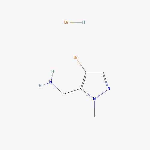 (4-Bromo-1-methyl-1H-pyrazol-5-yl)methanamine hydrobromide