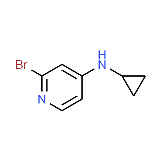 2-Bromo-N-cyclopropylpyridin-4-amine