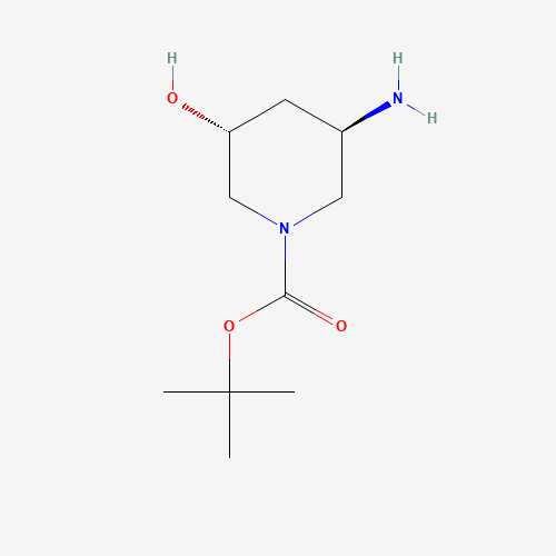 (3R,5R)-tert-Butyl 3-amino-5-hydroxypiperidine-1-carboxylate