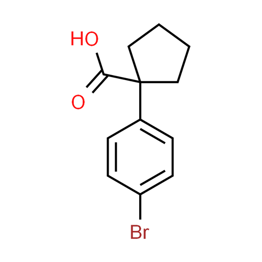 1-(4-Bromophenyl)cyclopentane-1-carboxylic acid