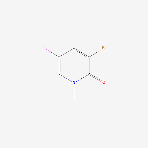 3-Bromo-5-iodo-1-methylpyridin-2(1H)-one