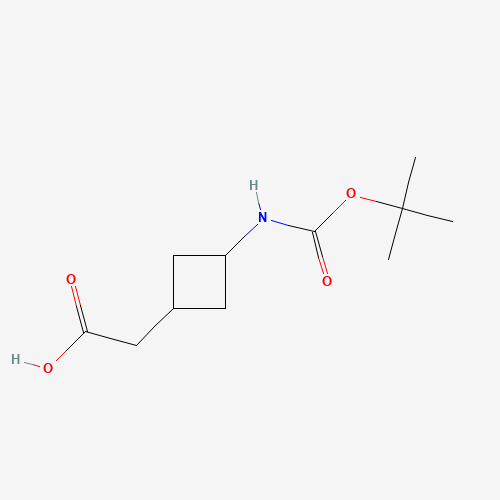 2-[cis-3-{[(tert-butoxy)carbonyl]amino}cyclobutyl]acetic acid
