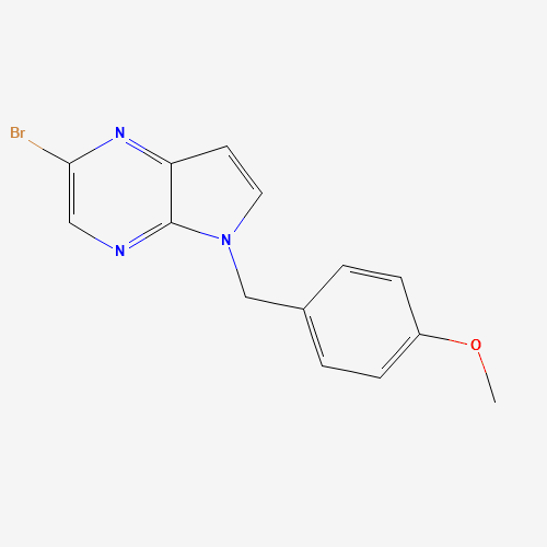 2-Bromo-5-(4-methoxybenzyl)-5H-pyrrolo[2,3-b]pyrazine