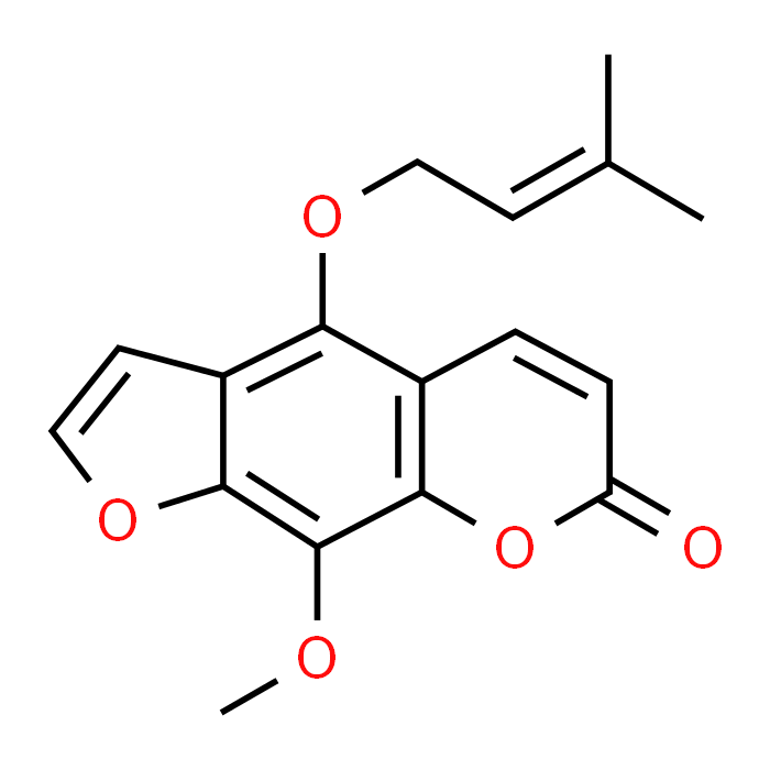9-Methoxy-4-((3-methylbut-2-en-1-yl)oxy)-7H-furo[3,2-g]chromen-7-one
