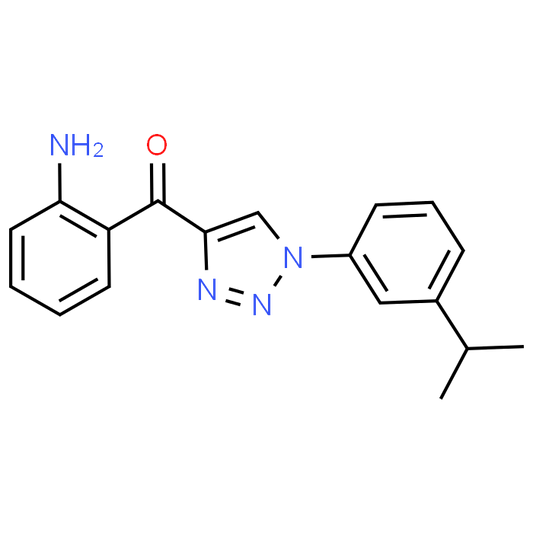 (2-Aminophenyl)(1-(3-isopropylphenyl)-1H-1,2,3-triazol-4-yl)methanone