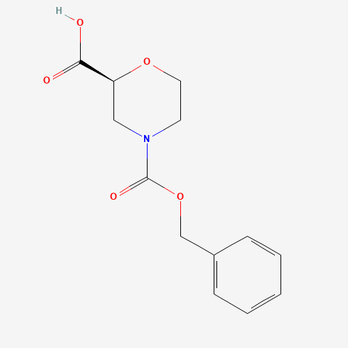 (2S)-4-[(Benzyloxy)carbonyl]morpholine-2-carboxylic acid