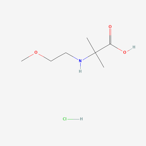 2-[(2-Methoxyethyl)amino]-2-methylpropanoic acid hydrochloride