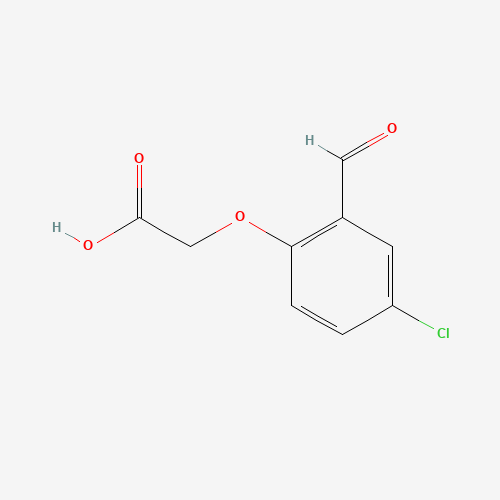 2-(4-Chloro-2-formylphenoxy)acetic acid