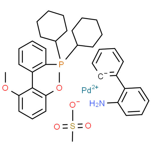 (2-Dicyclohexylphosphino-2',6'-dimethoxybiphenyl)[2-(2'-amino-1,1'-biphenyl)]palladium(II) methanesulfonate