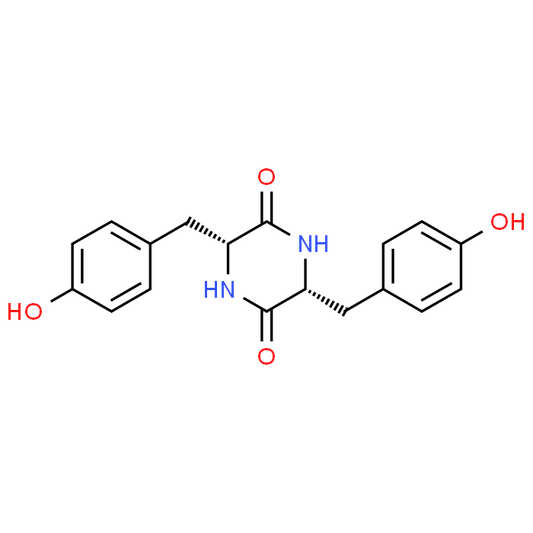 (3R,6R)-3,6-Bis(4-hydroxybenzyl)piperazine-2,5-dione