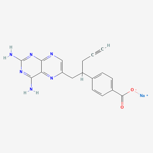 Sodium 4-(1-(2,4-diaminopteridin-6-yl)pent-4-yn-2-yl)benzoate