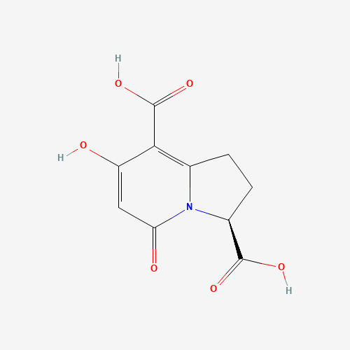 (S)-7-Hydroxy-5-oxo-1,2,3,5-tetrahydroindolizine-3,8-dicarboxylic acid