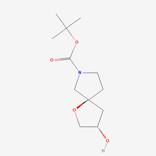tert-Butyl (3R,5R)-rel-3-hydroxy-1-oxa-7-azaspiro[4.4]nonane-7-carboxylate
