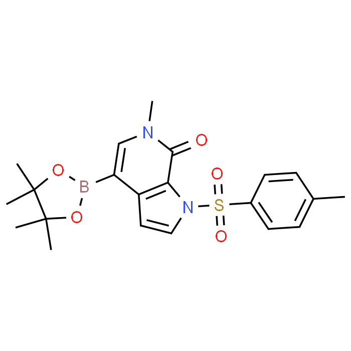 6-Methyl-4-(4,4,5,5-tetramethyl-1,3,2-dioxaborolan-2-yl)-1-tosyl-1H-pyrrolo[2,3-c]pyridin-7(6H)-one
