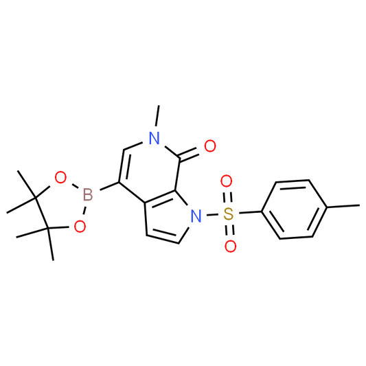 6-Methyl-4-(4,4,5,5-tetramethyl-1,3,2-dioxaborolan-2-yl)-1-tosyl-1H-pyrrolo[2,3-c]pyridin-7(6H)-one