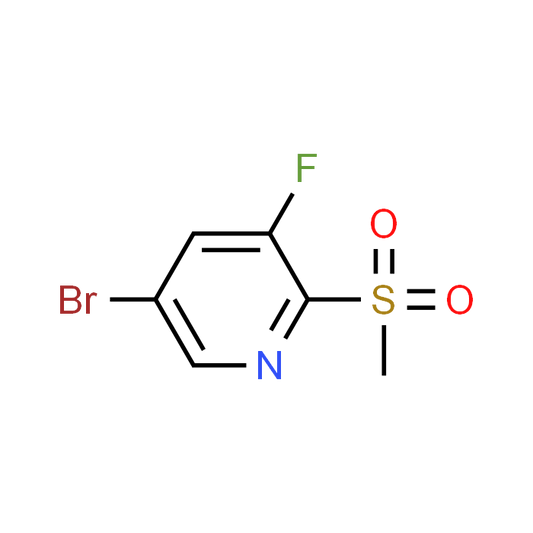 5-Bromo-3-fluoro-2-(methylsulfonyl)pyridine