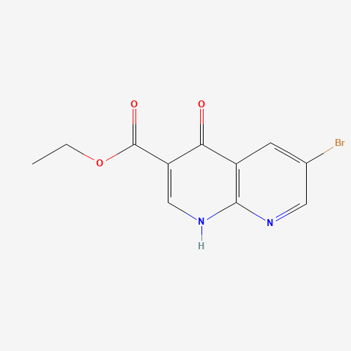 Ethyl 6-bromo-4-oxo-1,4-dihydro-1,8-naphthyridine-3-carboxylate