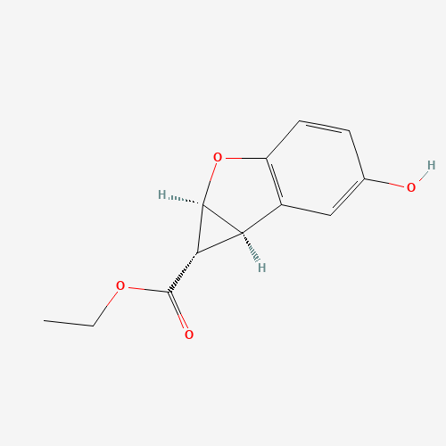 (1S,1AS,6bR)-ethyl 5-hydroxy-1a,6b-dihydro-1H-cyclopropa[b]benzofuran-1-carboxylate