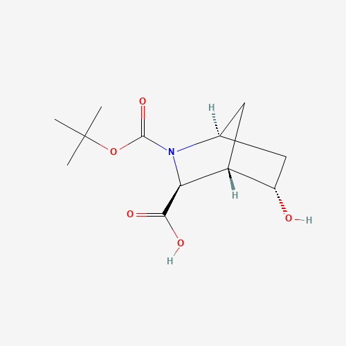 (1S,3S,4S,5S)-2-(tert-Butoxycarbonyl)-5-hydroxy-2-azabicyclo[2.2.1]heptane-3-carboxylic acid