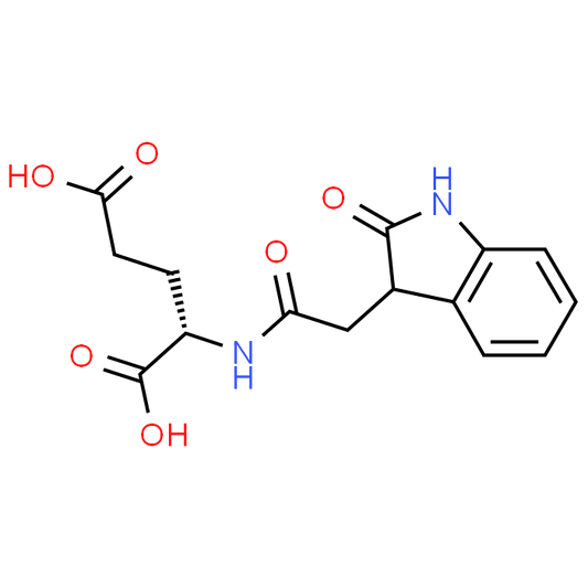 (2-(2-Oxoindolin-3-yl)acetyl)-L-glutamic acid