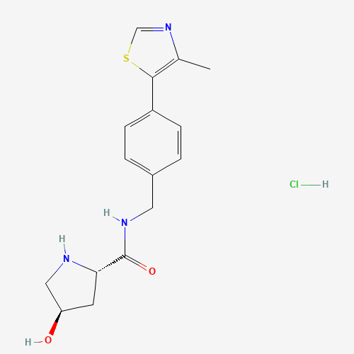 (2S,4R)-4-Hydroxy-N-(4-(4-methylthiazol-5-yl)benzyl)pyrrolidine-2-carboxamide HCl