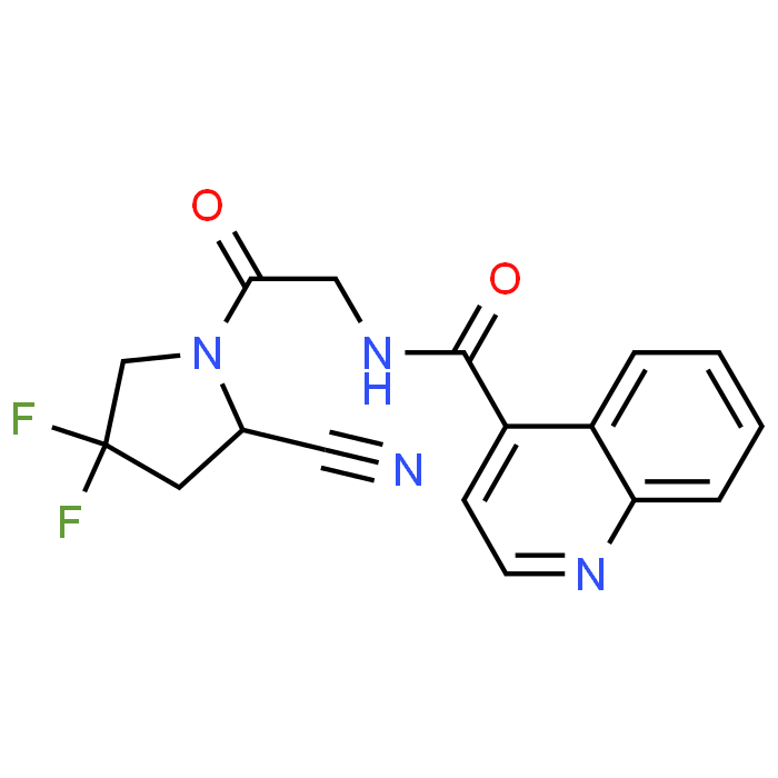 (S)-N-(2-(2-Cyano-4,4-difluoropyrrolidin-1-yl)-2-oxoethyl)quinoline-4-carboxamide