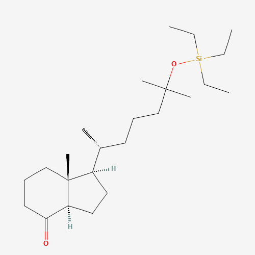 (1R,3aR,7aR)-7a-Methyl-1-((R)-6-methyl-6-((triethylsilyl)oxy)heptan-2-yl)hexahydro-1H-inden-4(2H)-one