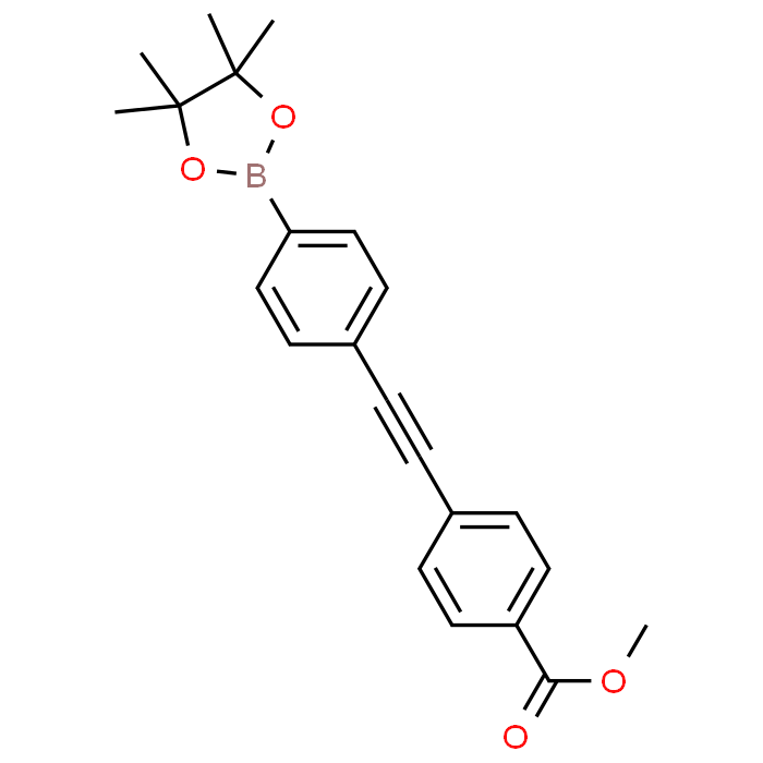 Methyl 4-((4-(4,4,5,5-tetramethyl-1,3,2-dioxaborolan-2-yl)phenyl)ethynyl)benzoate