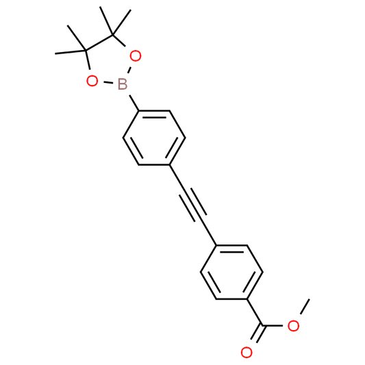 Methyl 4-((4-(4,4,5,5-tetramethyl-1,3,2-dioxaborolan-2-yl)phenyl)ethynyl)benzoate