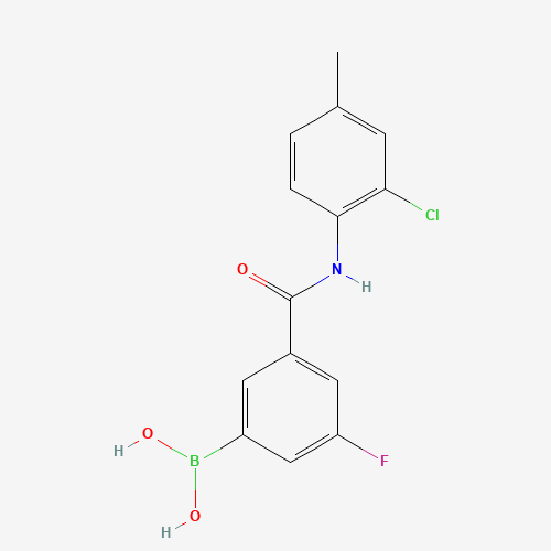 (3-((2-Chloro-4-methylphenyl)carbamoyl)-5-fluorophenyl)boronic acid
