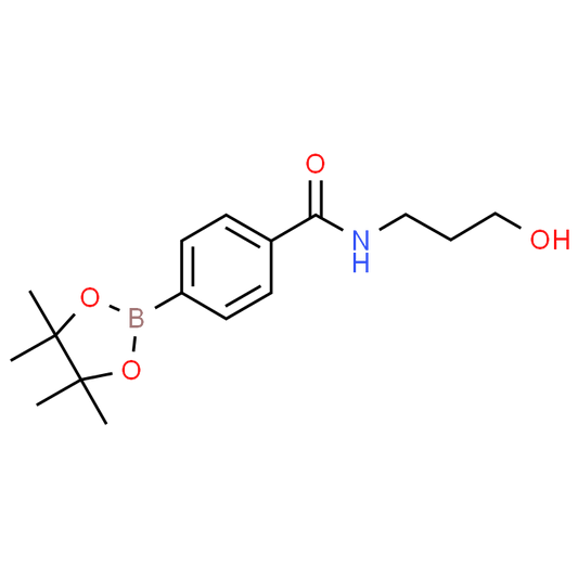 N-(3-Hydroxypropyl)-4-(4,4,5,5-tetramethyl-1,3,2-dioxaborolan-2-yl)benzamide