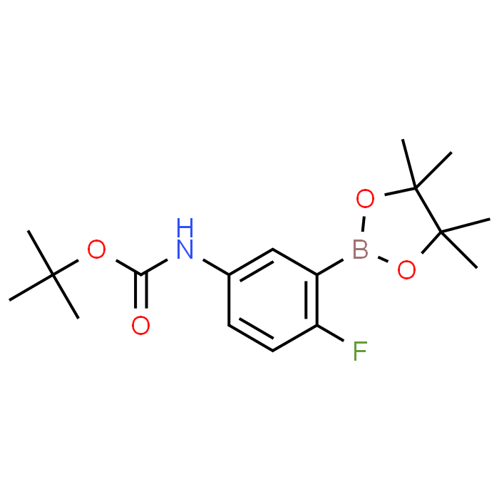 tert-Butyl (4-fluoro-3-(4,4,5,5-tetramethyl-1,3,2-dioxaborolan-2-yl)phenyl)carbamate