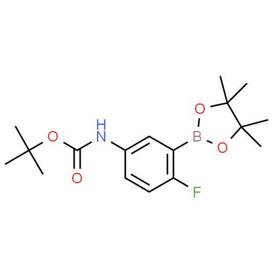 tert-Butyl (4-fluoro-3-(4,4,5,5-tetramethyl-1,3,2-dioxaborolan-2-yl)phenyl)carbamate