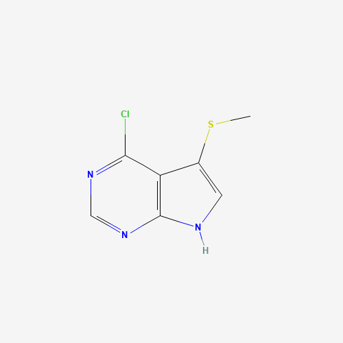 4-Chloro-5-(methylsulfanyl)-7H-pyrrolo[2,3-d]pyrimidine