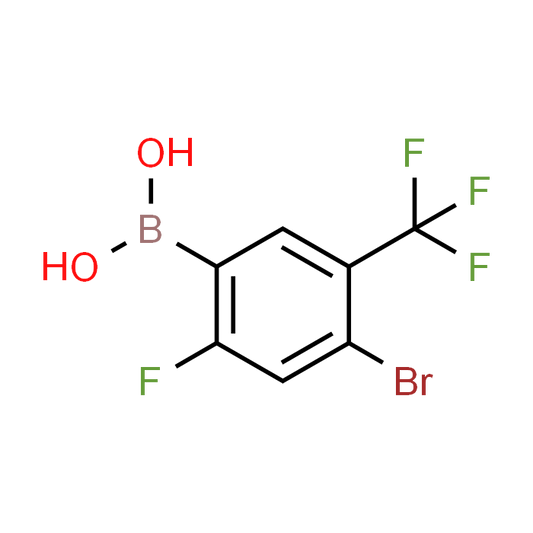 4-Bromo-2-fluoro-5-(trifluoromethyl)phenylboronic acid